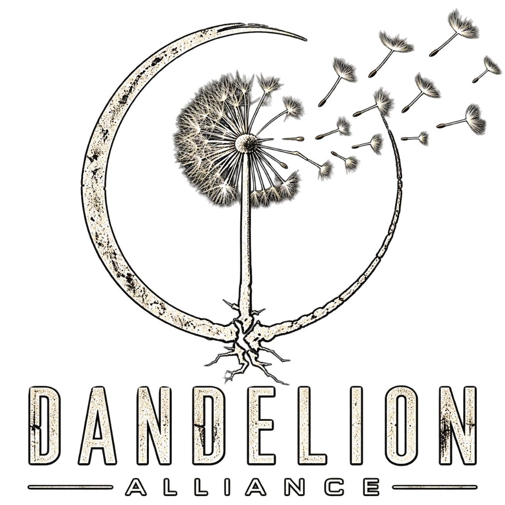Dandelion Alliance official emblem — resilient, deep-rooted, and democratic